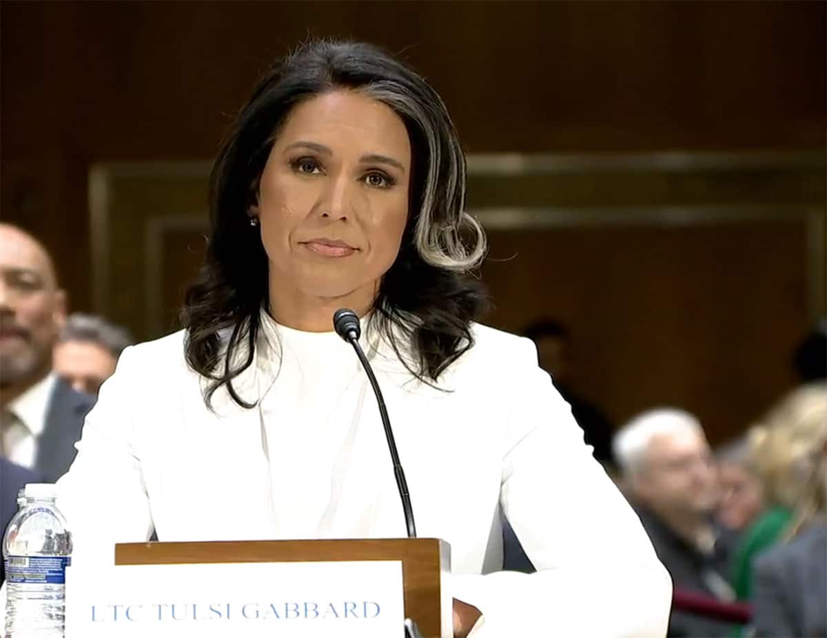 Die neue Direktorin und Koordinatorin der US-Geheimdienste, Tulsi Gabbard.Copyright: U.S. Senate Select Committee on Intelligence